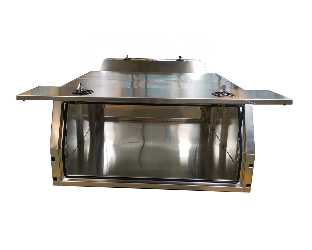 2100mm Raw Aluminmu Ute Canopy with 2 doors