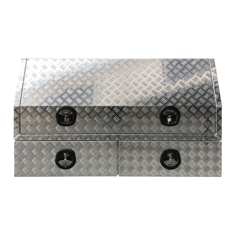1450mm Checker plate of Half open the Toolbox with 2 drawer