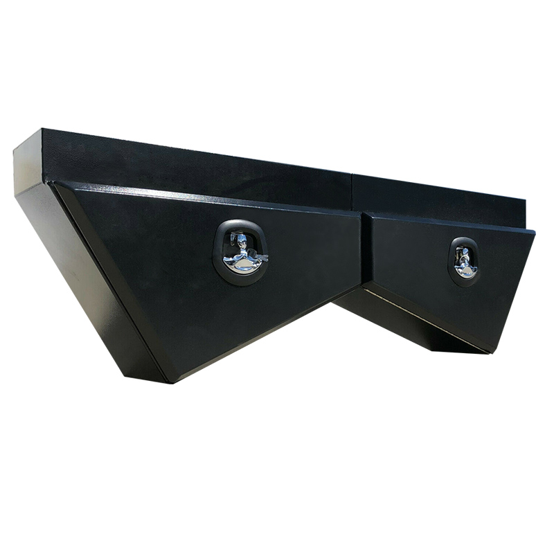 900mm Aluminum Tapered Toolbox Under tray Toolbox in Black color