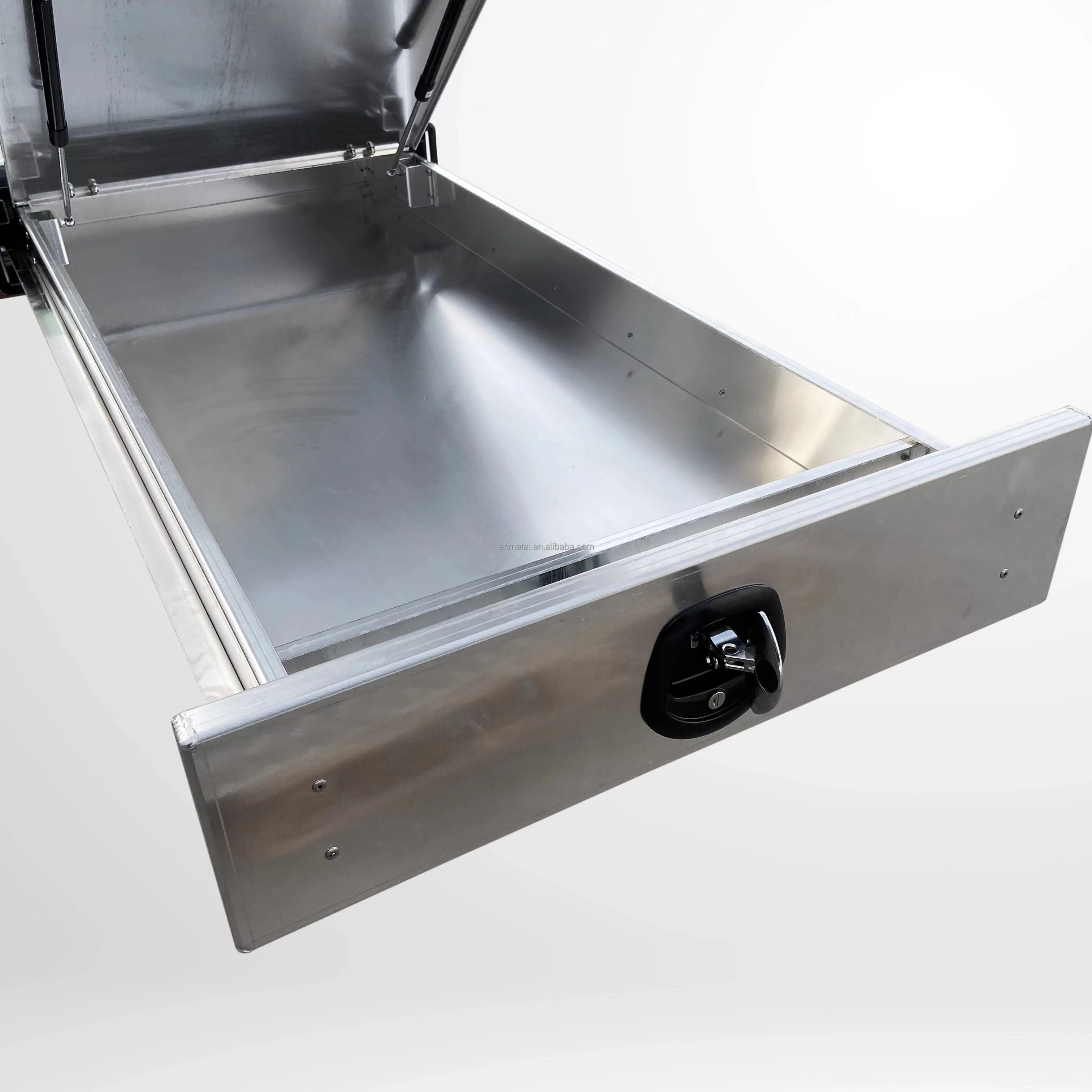 1700 Aluminum Trundle Drawer For Ute Tray In Raw Color