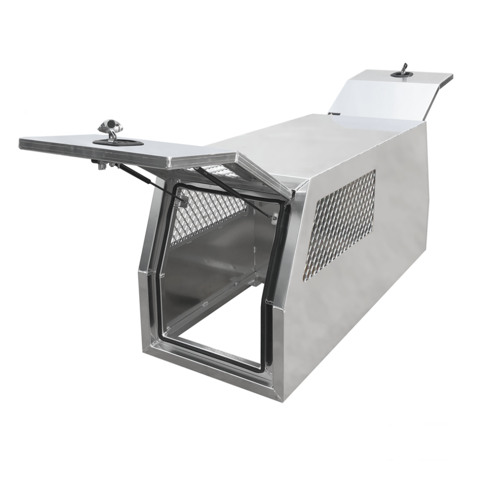 800mm Raw Aluminum Half Dog Box 